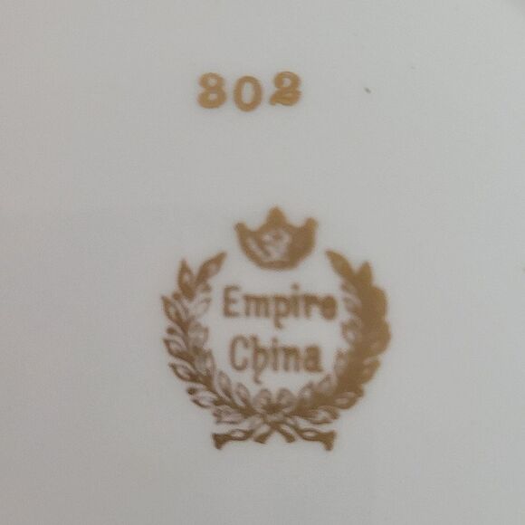 Empire China Porcelain Gilded Floral Bowl - Picture 7 of 10